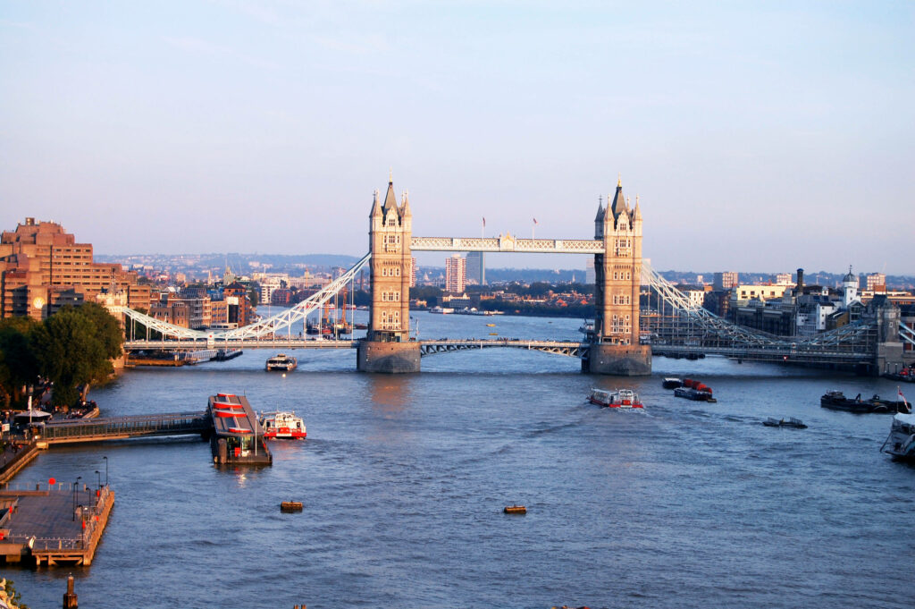 Stunning Tower Bridge Wallpaper: Majestic Architecture by River Thames
