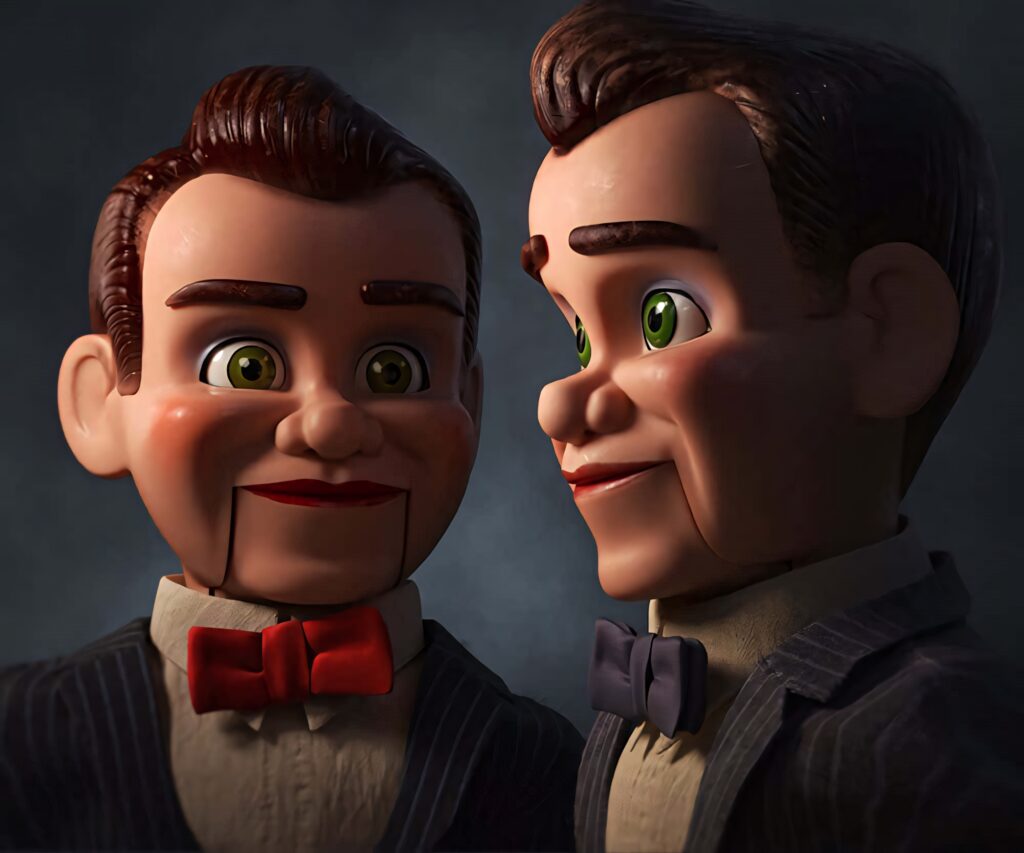 Toy Story 4 Bensons Dummies Wallpaper: Detailed Design Background