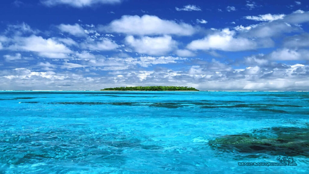 Stunning Tropical Beach Wallpaper: Tranquil Turquoise Scene