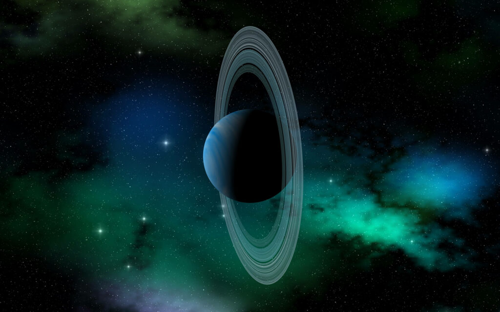 Stunning Uranus Wallpaper: Iconic Rings & Vibrant Space Background