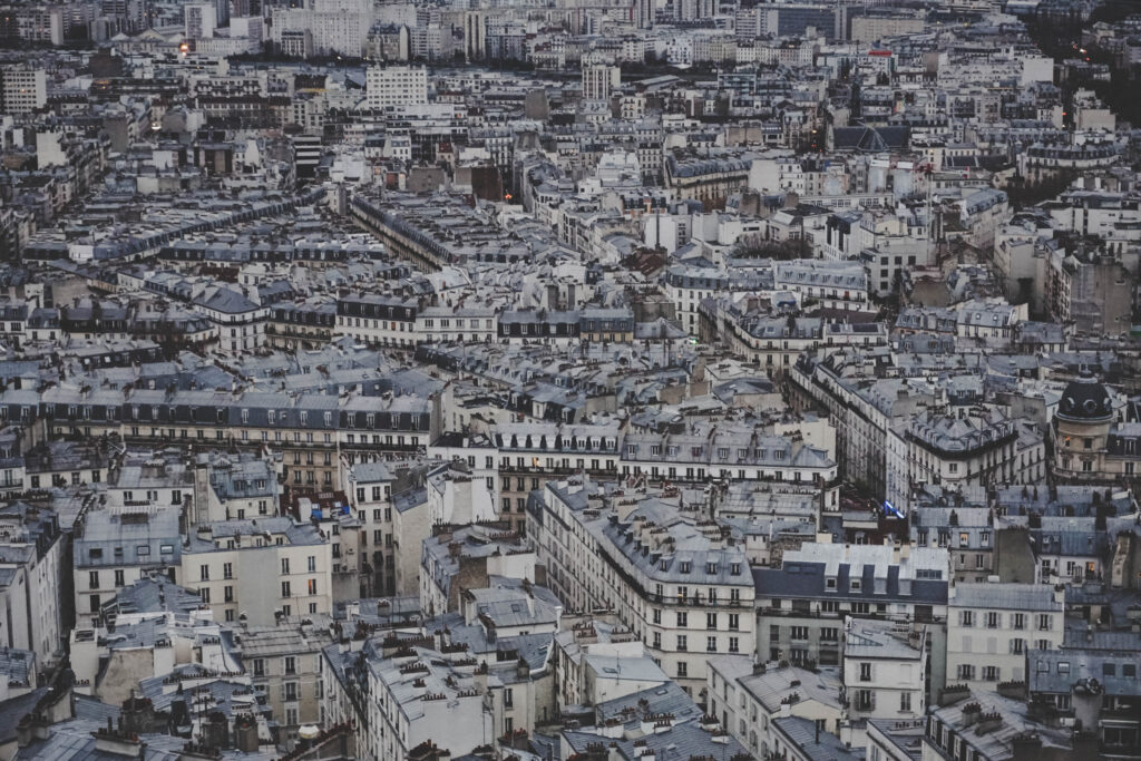 Stunning Urban Landscape Wallpaper: Densely Packed Cityscape