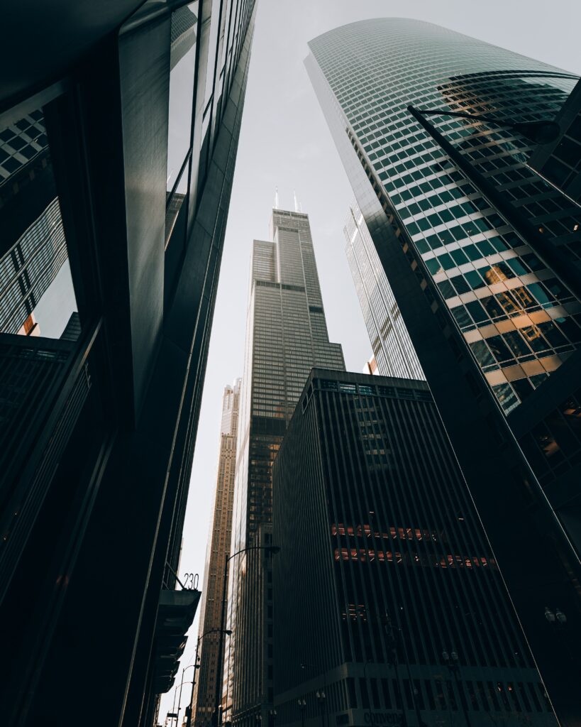 Urban Skyline Wallpaper: Modern Architecture & City Life Background