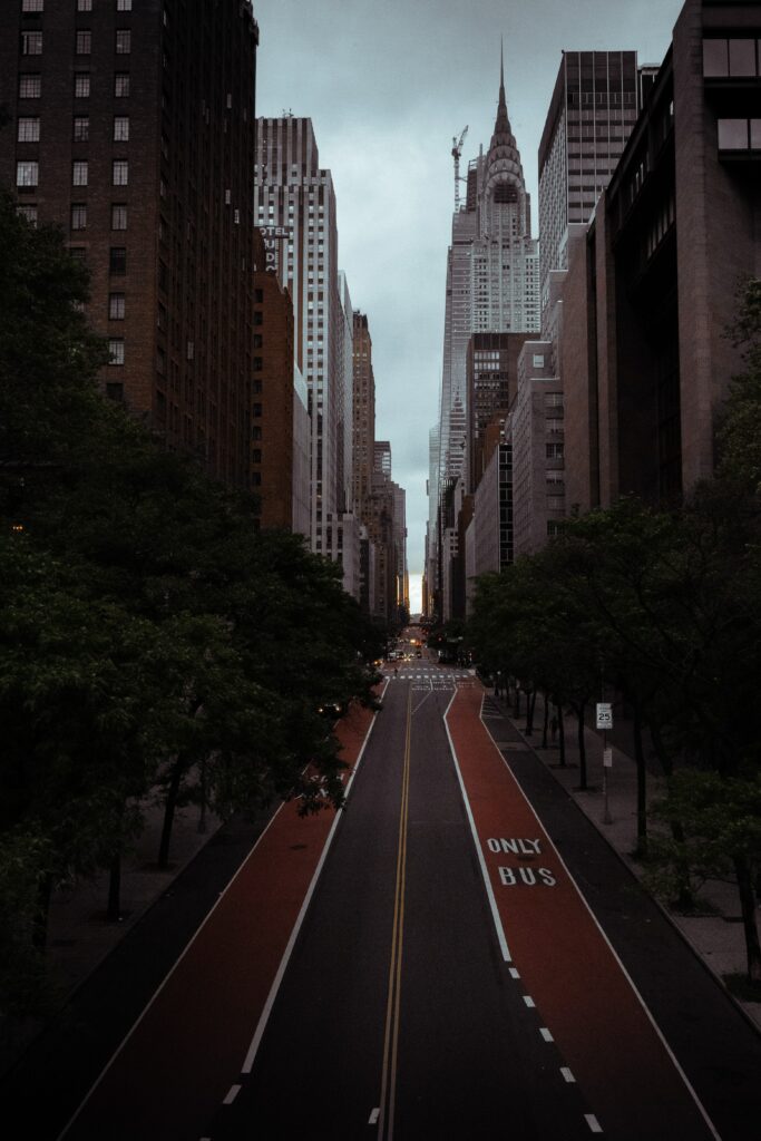 Dynamic Urban Wallpaper: Captivating City Street and Architecture