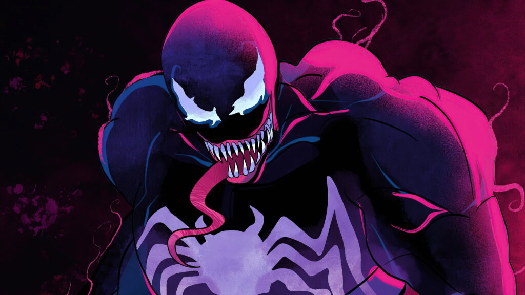 Visions of Venom: Captivating Superhero Artworks in Stunning 4K Wallpaper