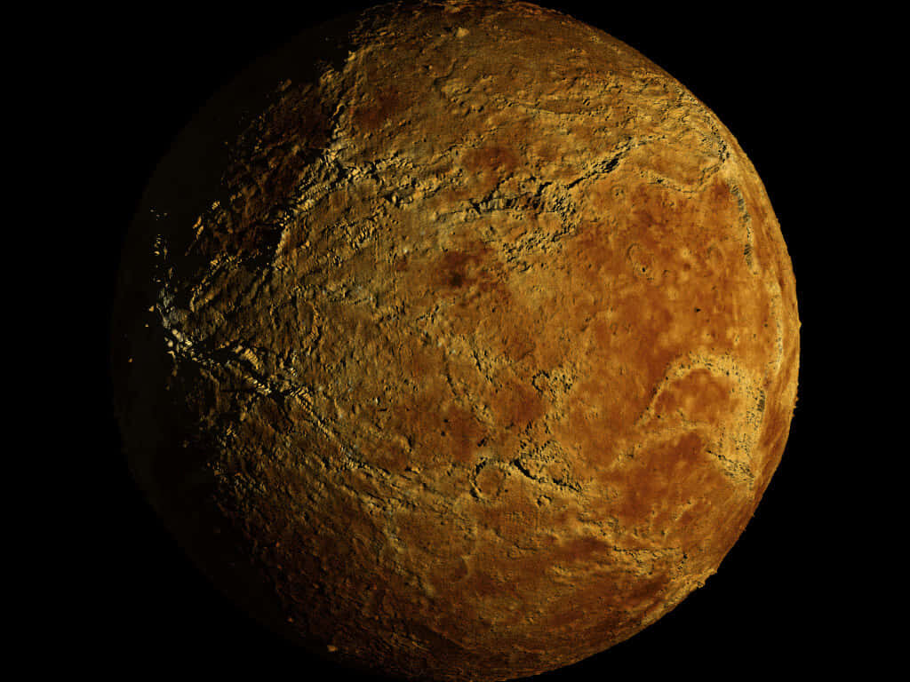Stunning Venus Terrain: Rugged Surface Wallpaper Background