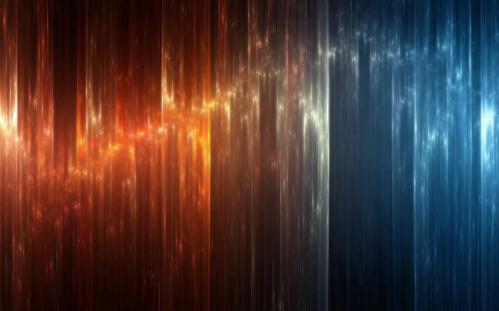 Stunning Gradient Background: Bright Lines in Warm to Cool Tones Wallpaper