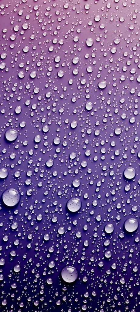 Samsung S21 Ultra Wallpaper: Soft Violet & Purple with Water Droplets
