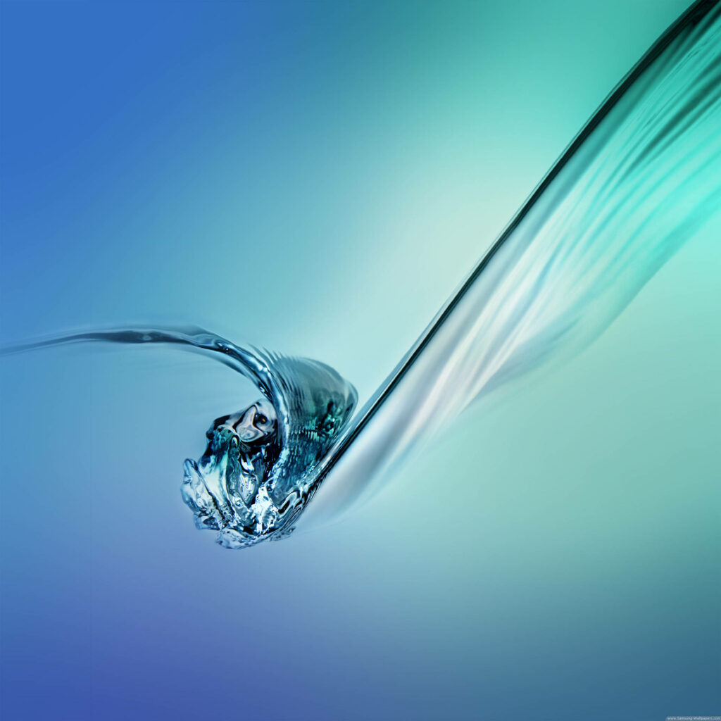 Tranquil Water Splash Wallpaper for Samsung Galaxy S5 Background