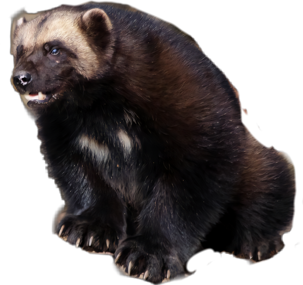 Detailed Wolverine Wallpaper: Fierce Expression & Thick Fur