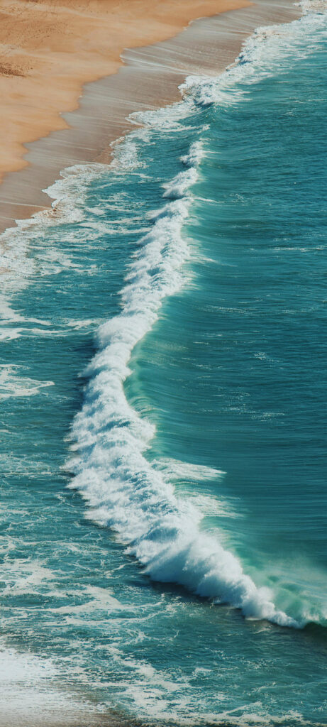 Stunning Xiaomi HyperOS 2 Wallpaper: Aerial Coastal Paradise Background