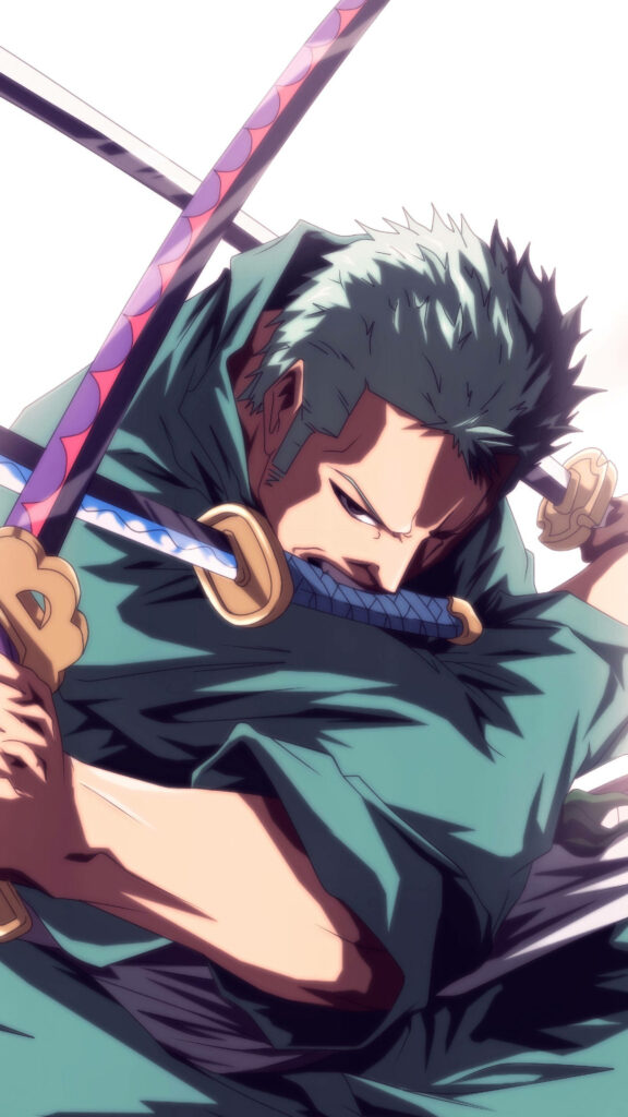 4K Zoro Wallpaper: Stunning Vector Art for One Piece Fans