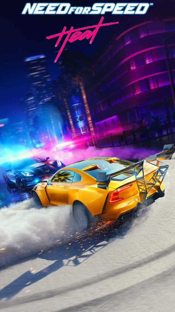 Stunning Need for Speed: Heat iPhone Wallpaper - Action-Packed Racing