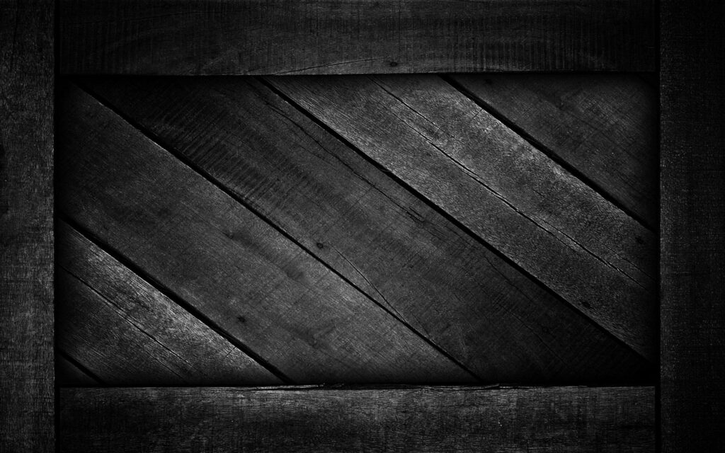 Modern Black Wooden Plank Wallpaper | 3D Diagonal Design Background