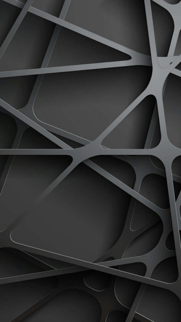 Cool Gray 3D Lines: Stylish Geometric Wallpaper Background Design