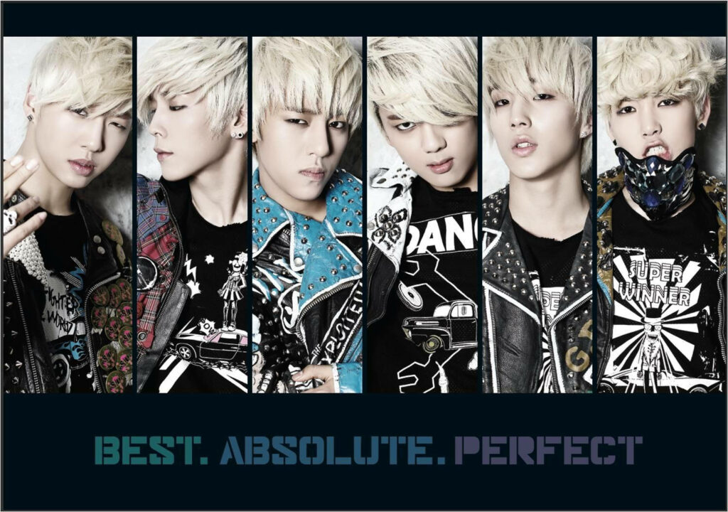 Stylish B.A.P Wallpaper: Bold Boy Group in Edgy Outfits