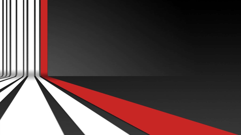 Eye-Catching Black and Red Abstract Wallpaper with Depth and Lines