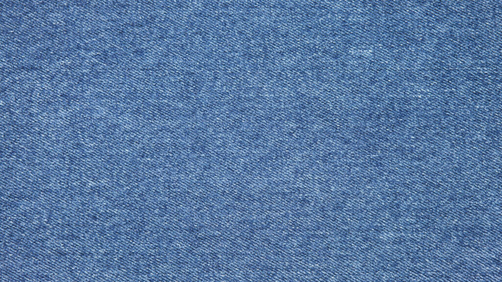 Stylish Blue Denim Wallpaper: Textured Coarse Fabric Background