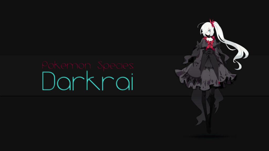 Artistic Darkrai Wallpaper: Stylish Cosplay-Inspired Design