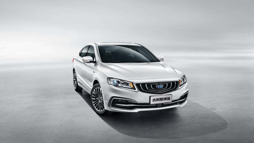 Stylish Geely Sedan: Elegant Design in Modern Urban Wallpaper