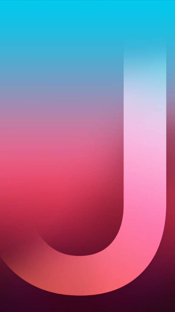Sleek Gradient Wallpaper for Samsung Galaxy J7 - Blue to Pink Design