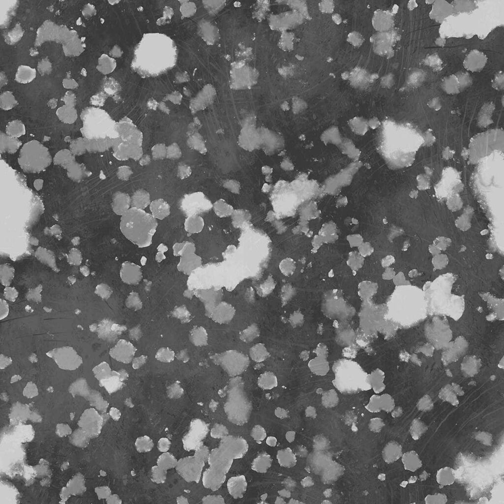 Modern Gray Glass Texture Wallpaper with White Splatter Patterns