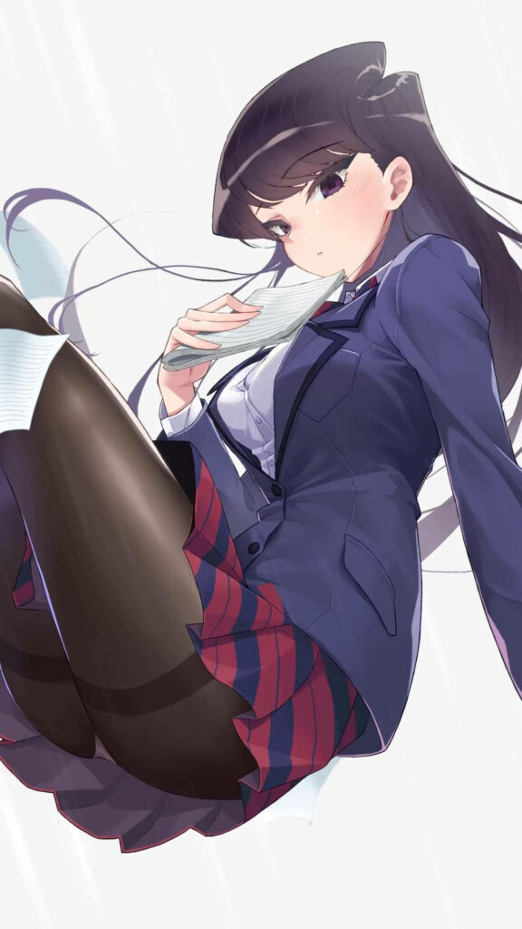 Komi Shouko Anime Wallpaper: Stylish Student Art for PFP