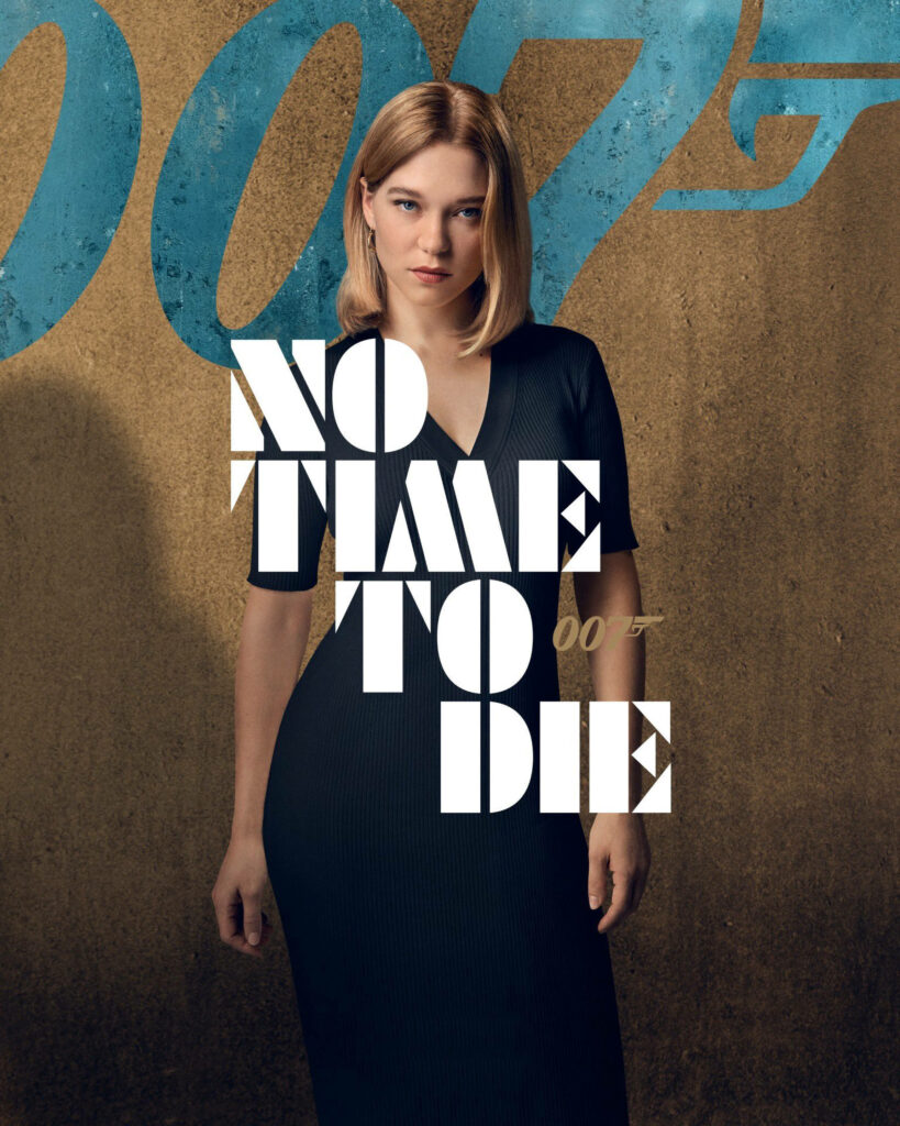 Madeleine Swann No Time To Die Wallpaper: Stylish Textured Background