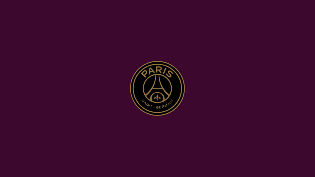 Chic and Minimalistic: Purple PSG Logo Wallpaper with Vector Art Design