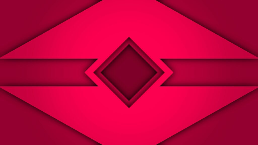 Stylish Pink Rhombus Abstract Wallpaper - 3840x2160 Geometric Design