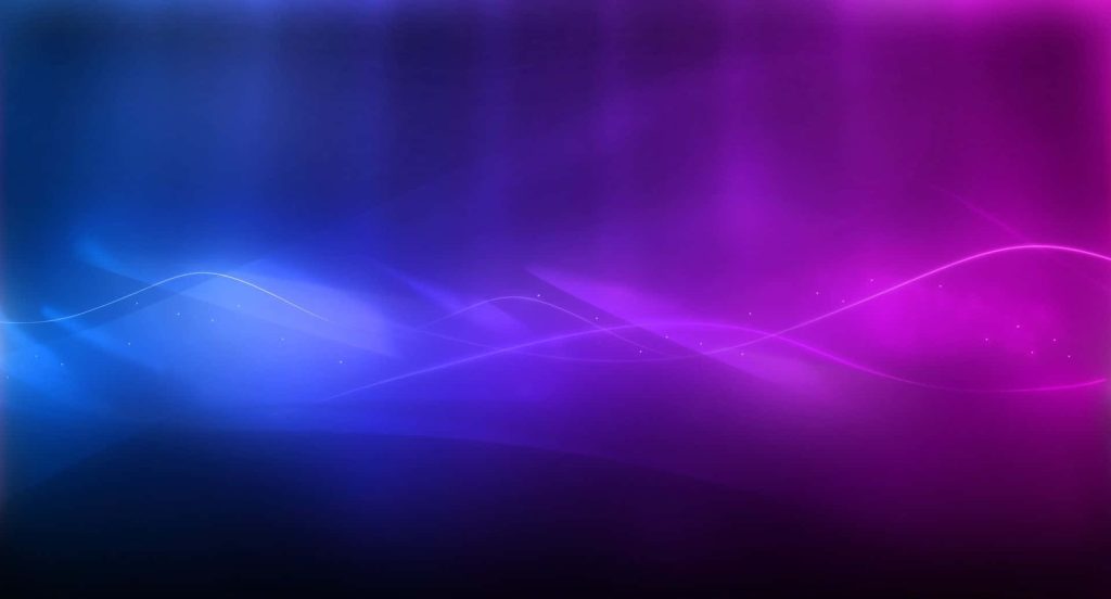 Abstract glowing light streaks on purple blue gradient modern minimalist desktop wallpaper background