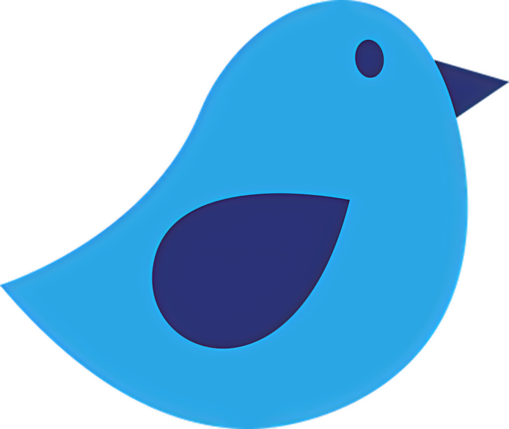 Stylized Blue Bird Wallpaper: Minimalist Design & Modern Aesthetic