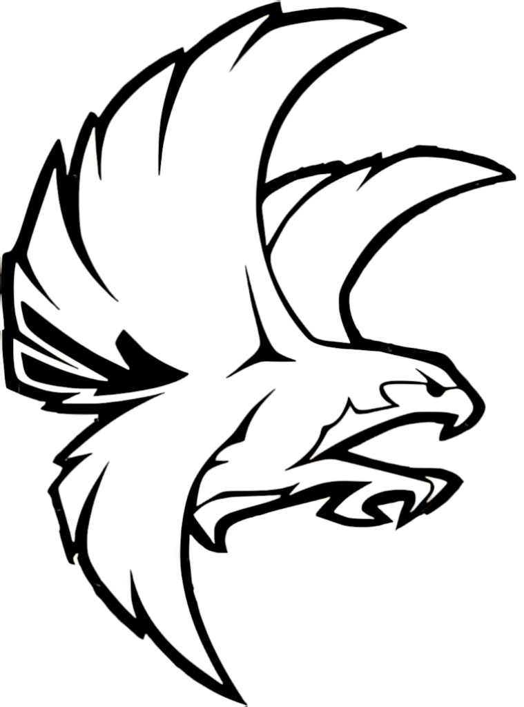 Bold Eagle Head Wallpaper: Fierce Wildlife Art Design