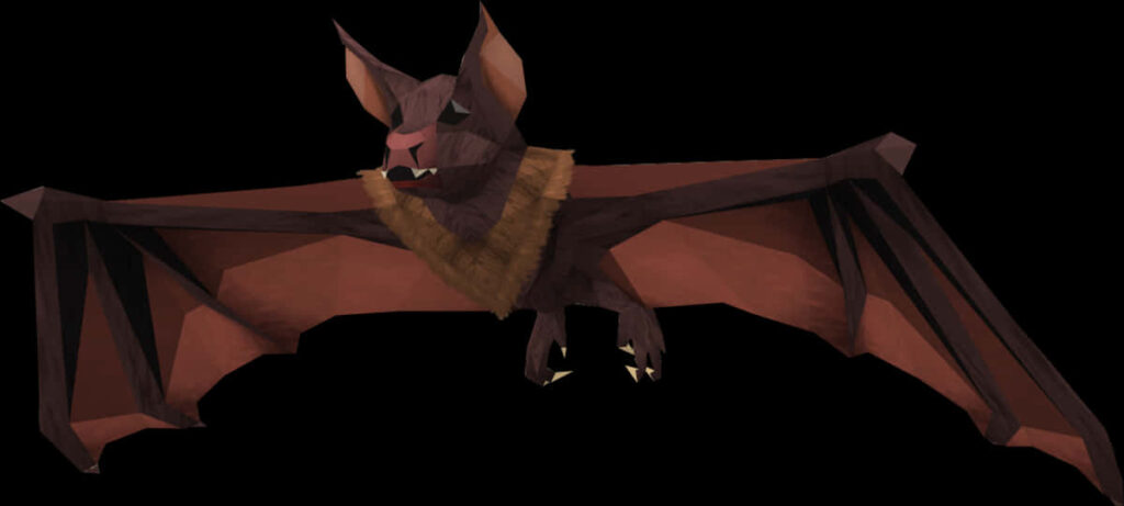 Stylized Low-Poly Bat Wallpaper in Geometric Earthy Tones