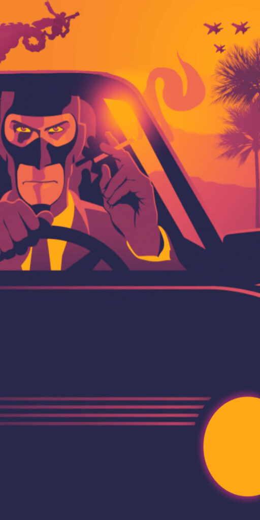 Vibrant Spy Character Wallpaper - Team Fortress 2 Vector Art