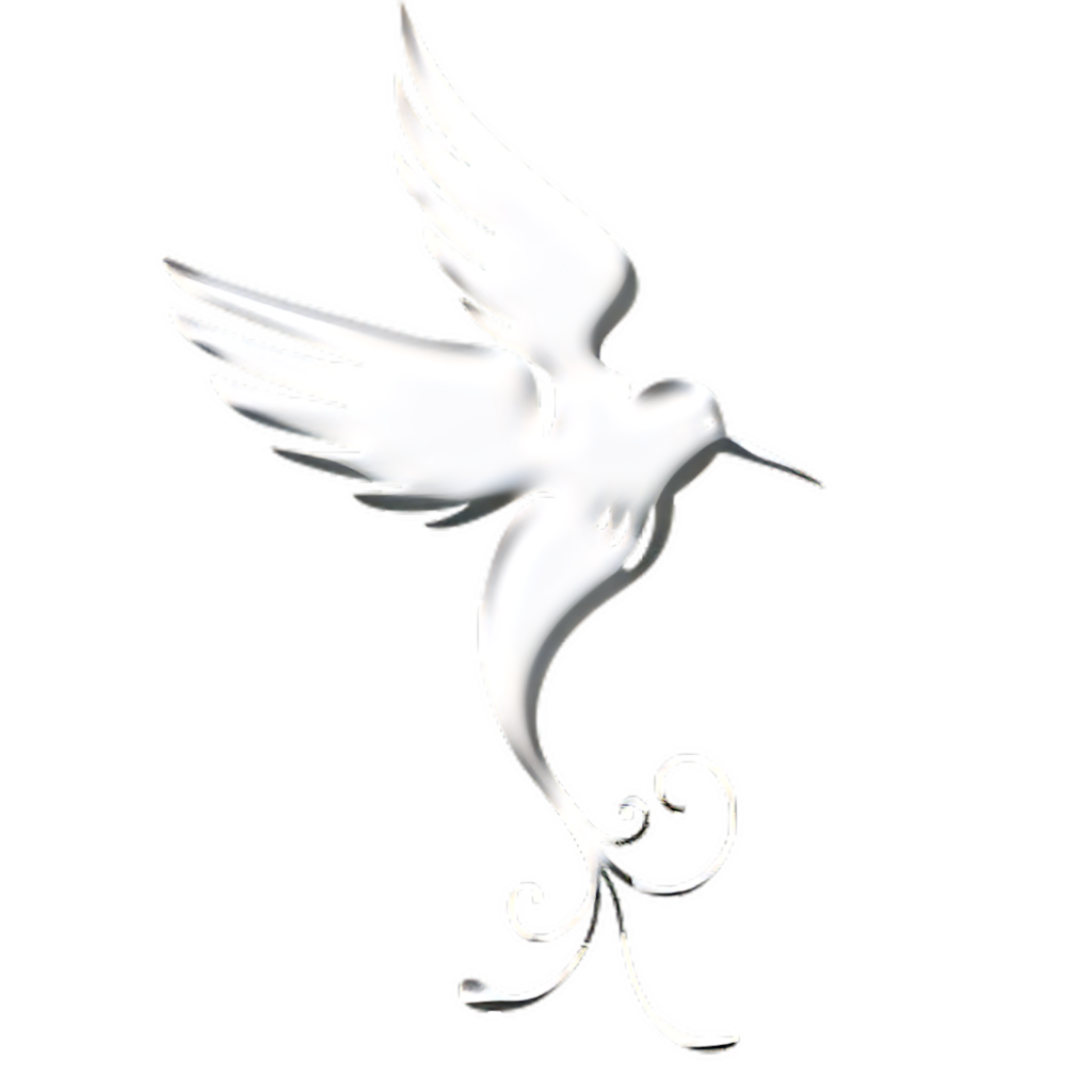 Stylized White Bird in Flight - Elegant PNG Wallpaper for Versatile Use