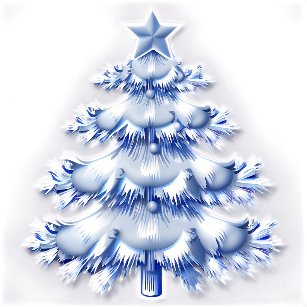 Modern White Christmas Tree Wallpaper with Stylish Ornaments