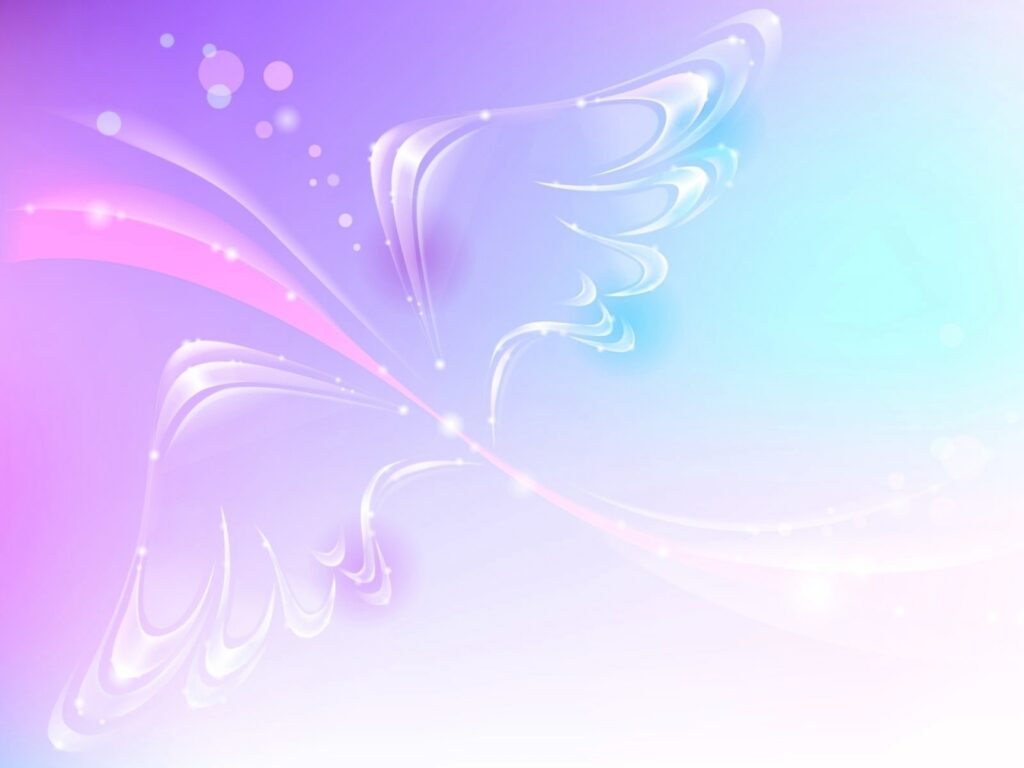 Stylized Wings Wallpaper: Ethereal Pastel Background 1920x1440