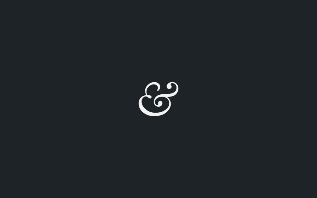 Simplicity in Typography: Navy Blue Delight Wallpaper