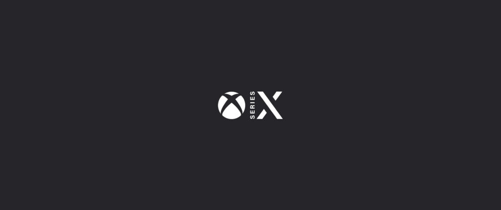 Minimalistic Elegance: Xbox Series X Logo Shines in Dark Grey Canvas Wallpaper
