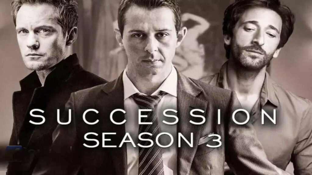 Succession Season 3 Wallpaper: Dramatic Main Characters Background
