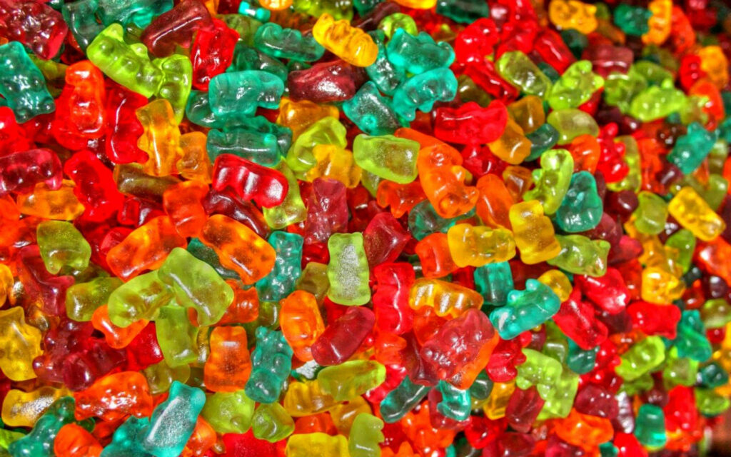 Vibrant Candy Delights: A Captivating Glimpse into the World of Gummy Bears Wallpaper
