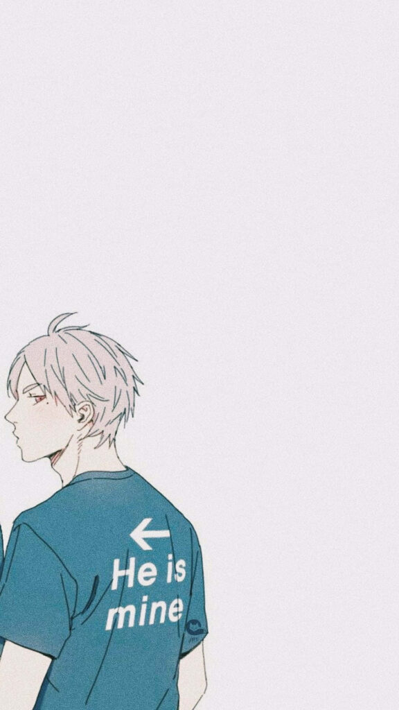Sugawara Koshi: Proudly Claimed With Love- Matching Haikyuu!! Couple Pfp Wallpaper