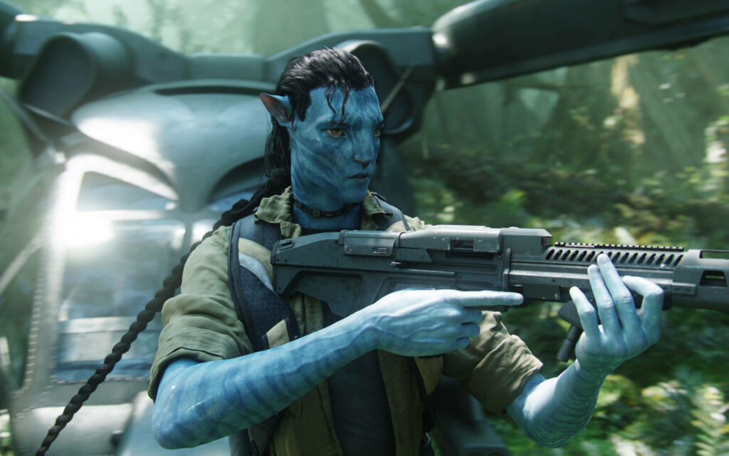 Sully from Avatar: Intense Wallpaper Background in Lush Forests