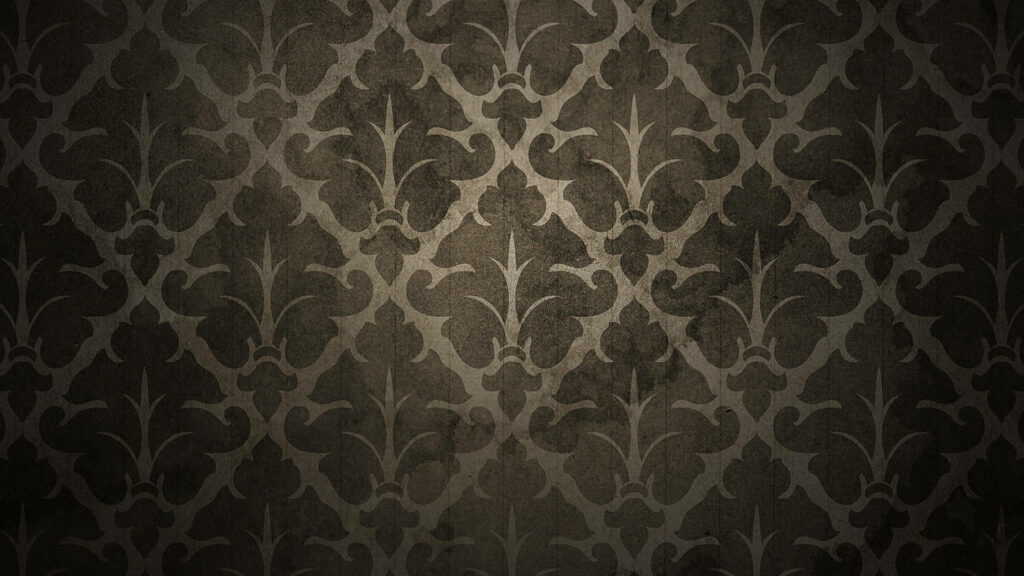 Luxurious Dark Brown Wallpaper with Intricate Design - Elegant Wall Texture Background Image