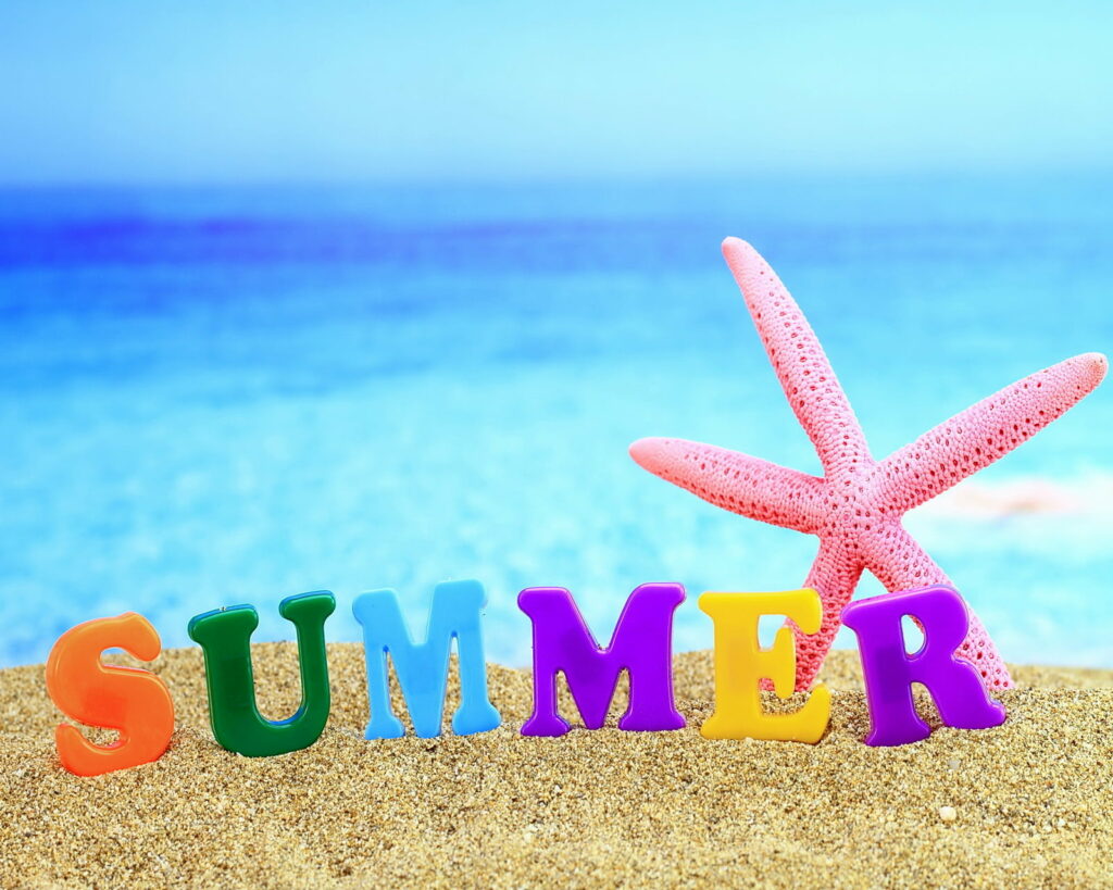 Serenity by the Seashore: A Captivating Summer Paradise Wallpaper