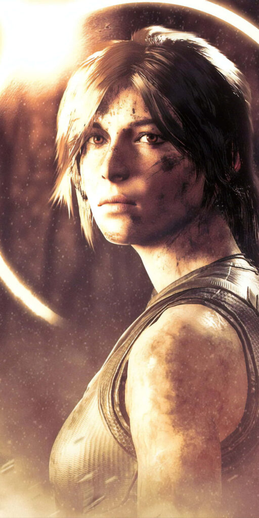 Glorious Sunshine Embraces Lara Croft in Epic Rise of the Tomb Raider Android Wallpaper