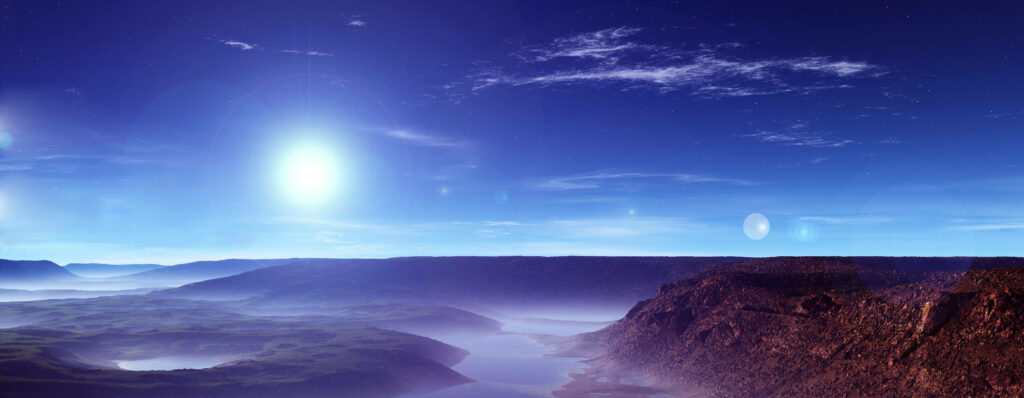 A Majestic Sun Shines Down on Vast, Untouched Lands - Captivating 4k Ultra Widescreen Landscape Wallpaper