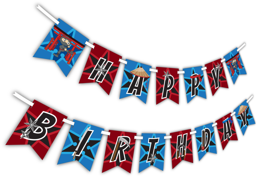 Superhero Birthday Banner: Bold Red & Blue Celebration Decor Wallpaper
