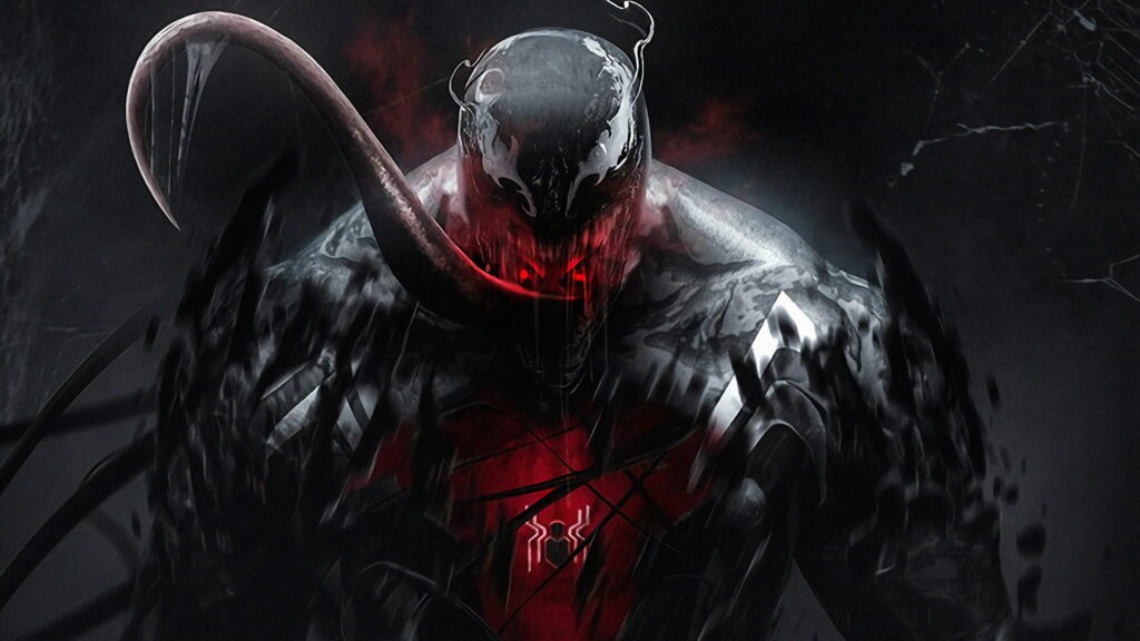 Superpowered Lethality: Captivating Venomous Spider in HD Wallpaper