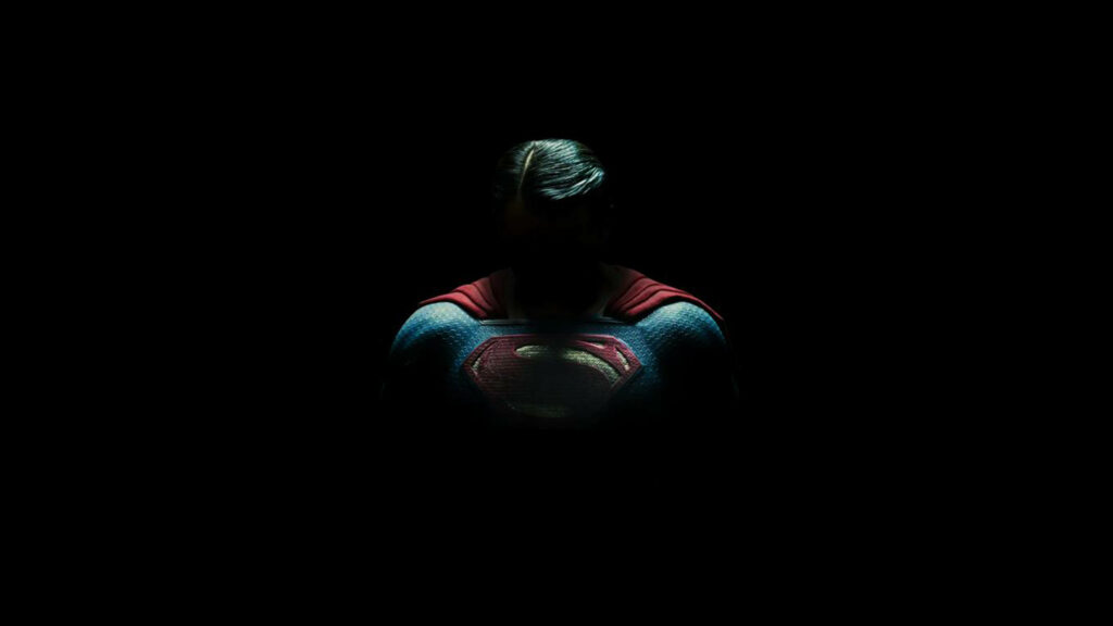 Superman Emerges from Darkness in Stunning Oled 4k Wallpaper